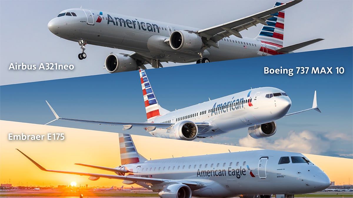 American Airlines places orders for Airbus, Boeing and Embraer aircraft