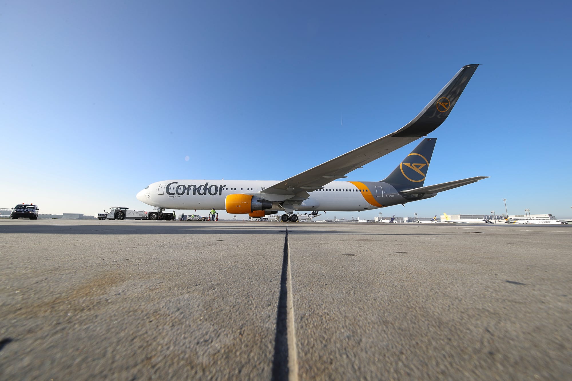 Last Condor B767 passenger flight arrives in Frankfurt