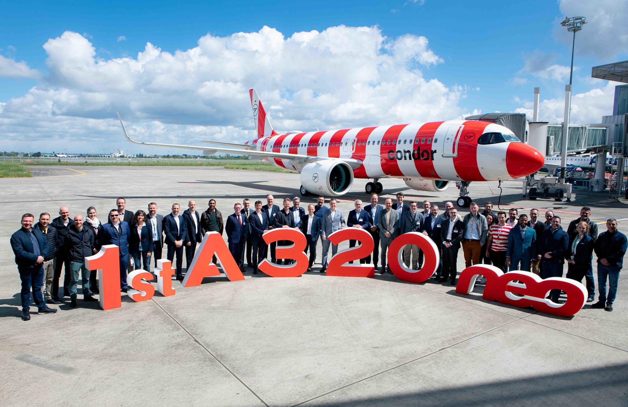 First brand-new Condor A320neo arrives in Frankfurt