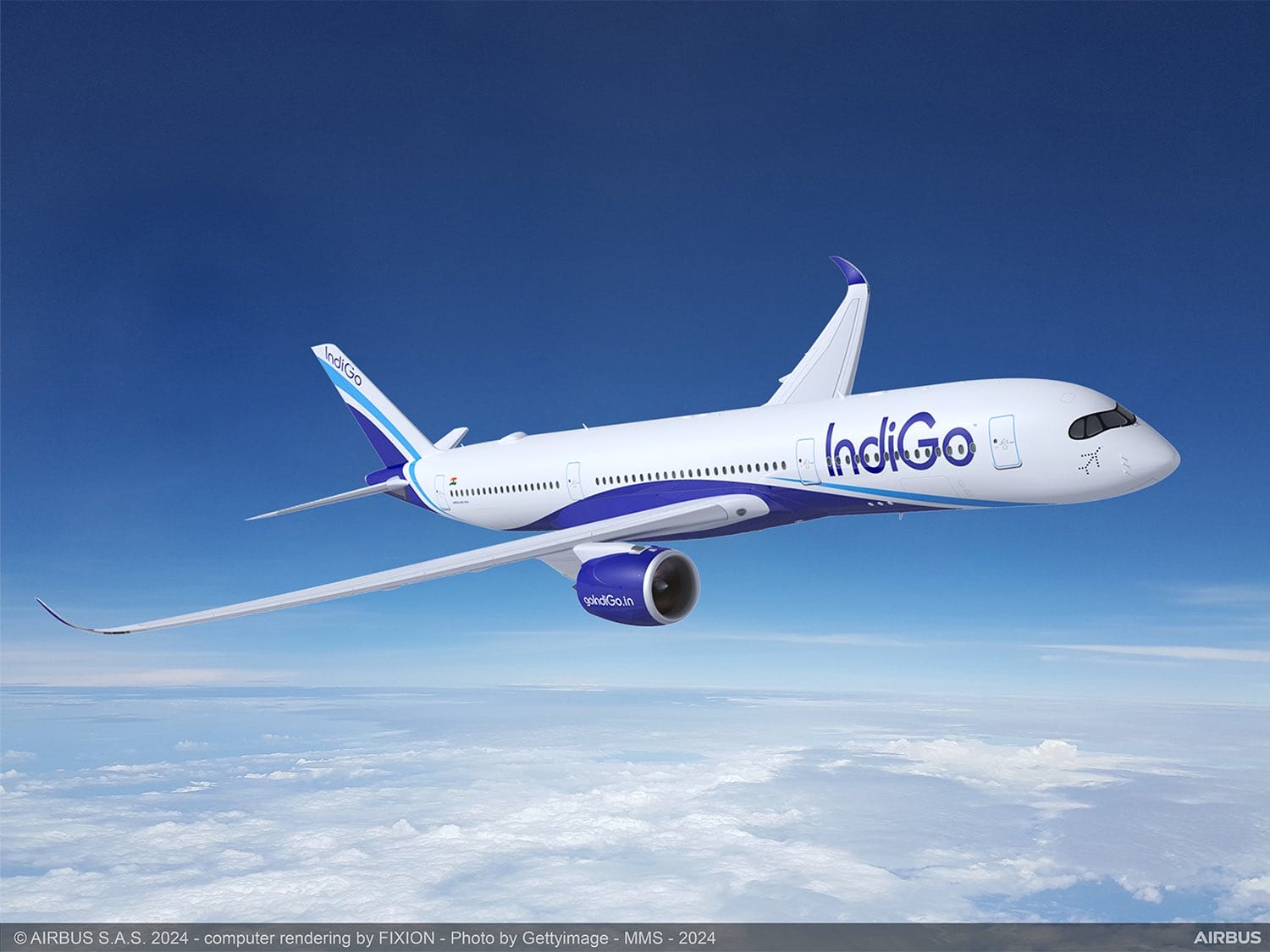 IndiGo enters the wide-body space with an order for 30 Firm Airbus A350-900 aircraft