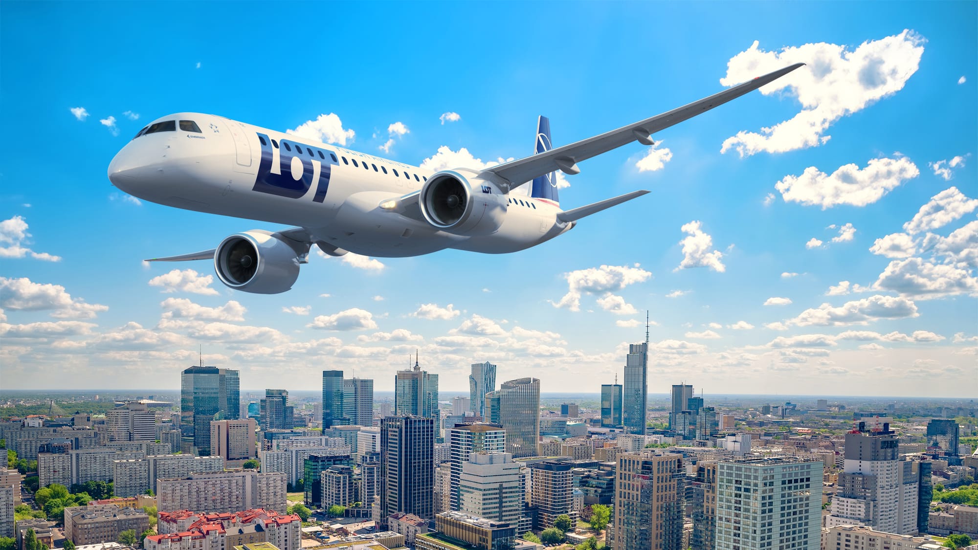 LOT Polish Airlines To Add Three Embraer E195-E2s