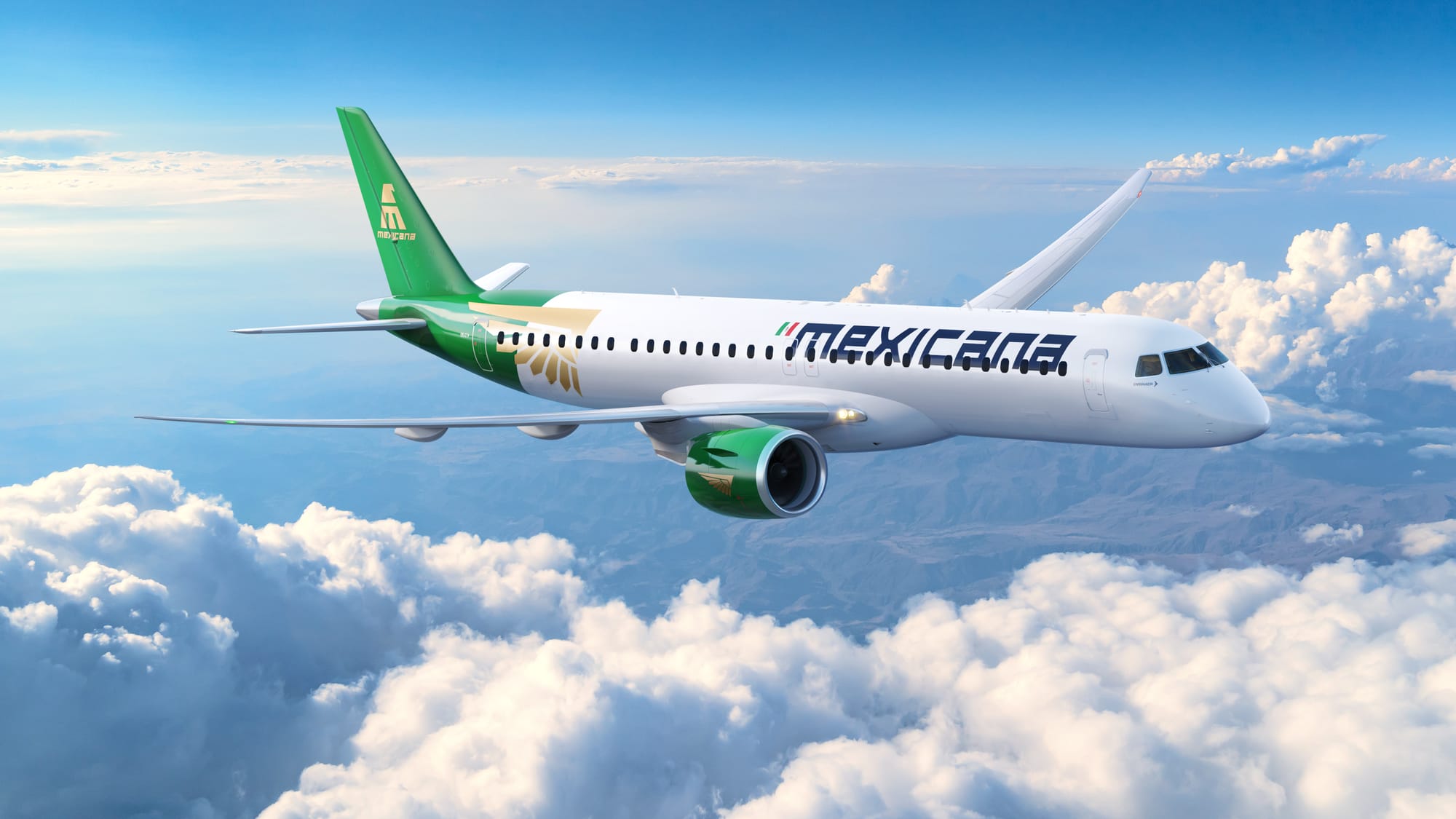 Mexicana de Aviación Orders 20 Embraer E2 Aircraft