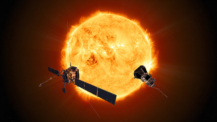 Solar Orbiter and Parker Solar Probe 