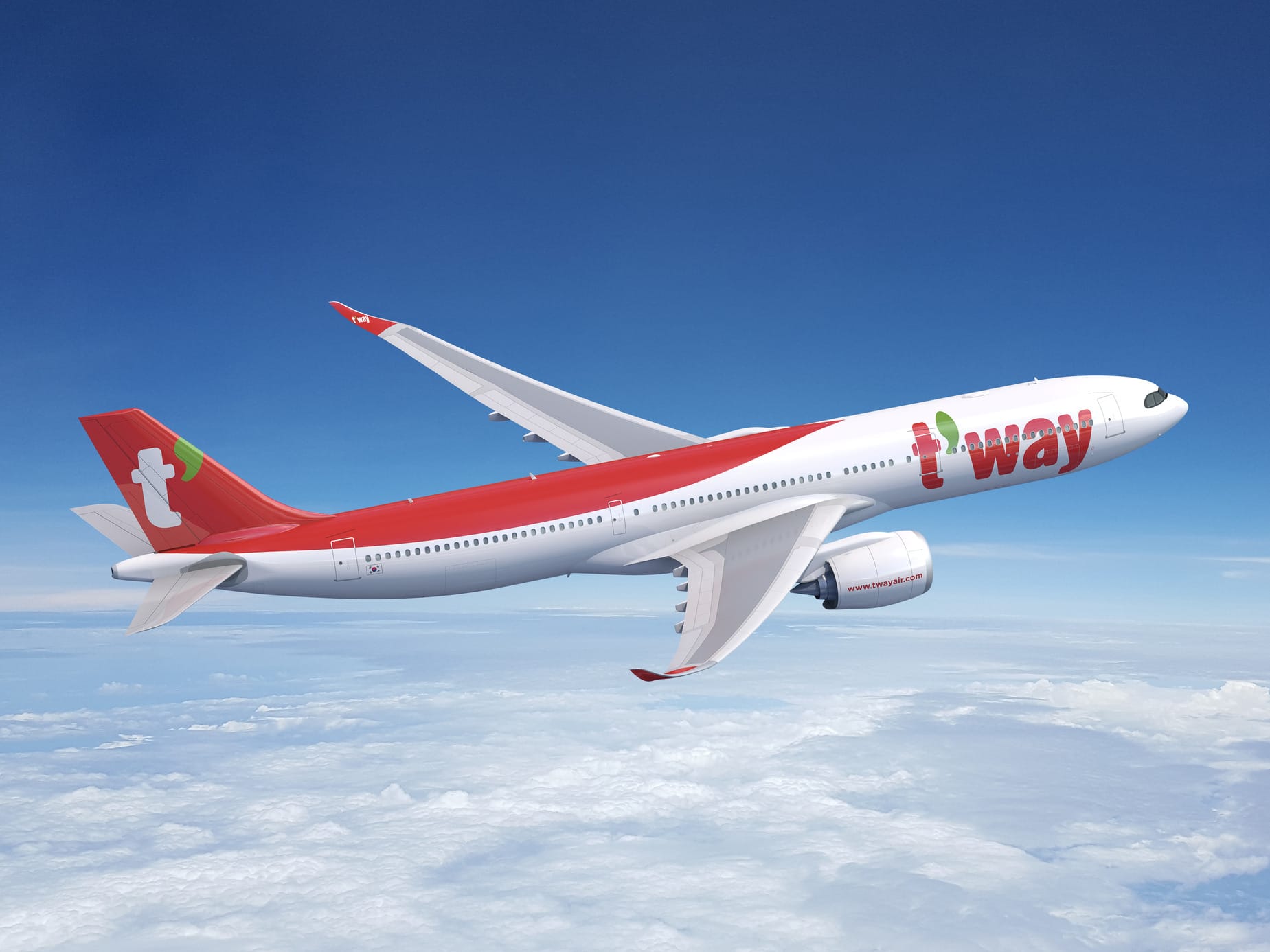 Avolon Leases Five A330neos To T’way Air