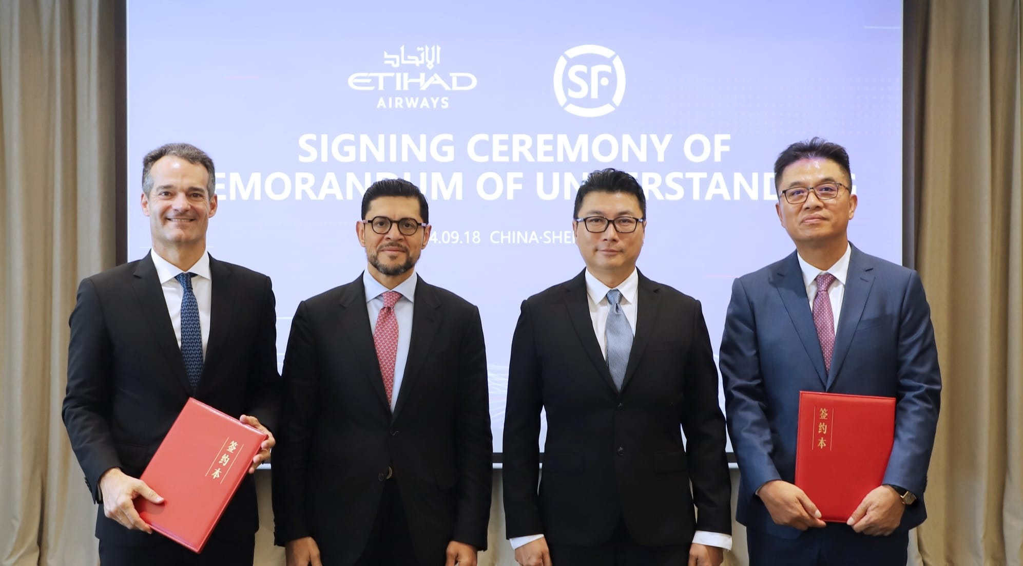 Etihad Cargo and SF Airlines to strengthen UAE-China trade with joint venture commitment