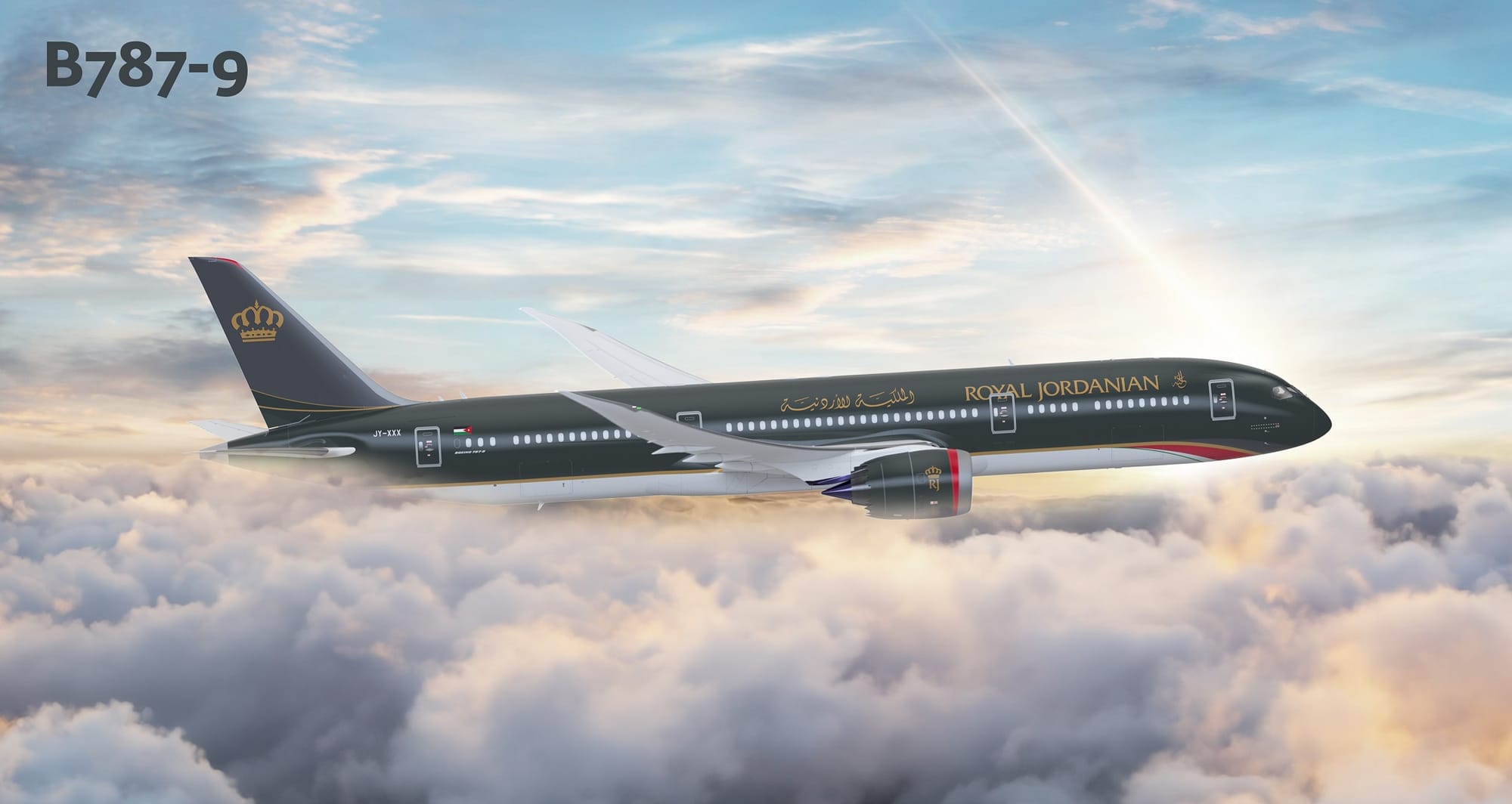 Royal Jordanian announces order for GEnx-1B* engines to power expanded Boeing 787-9 fleet