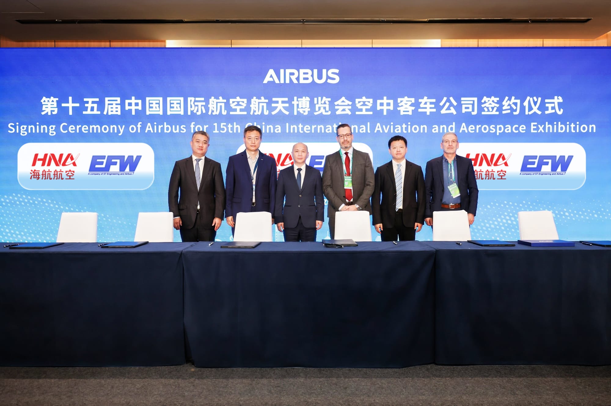 EFW and HNA Aviation Group sign cooperation agreement on A330P2F conversions